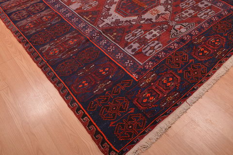 Kilim Red Hand Knotted 611 X 111 Area Rug 100-109186 Image 10