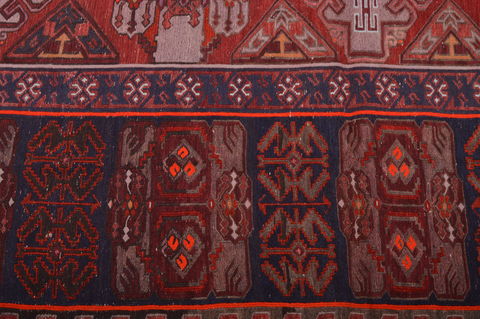 Kilim Red Hand Knotted 611 X 111 Area Rug 100-109186 Image 12