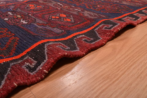 Kilim Red Hand Knotted 611 X 111 Area Rug 100-109186 Image 14