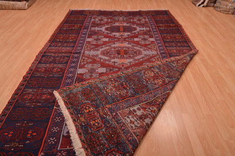Kilim Red Hand Knotted 611 X 111 Area Rug 100-109186 Image 15