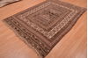 Kilim Brown Hand Knotted 54 X 86  Area Rug 100-109187 Thumb 4