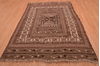 Kilim Brown Hand Knotted 54 X 86  Area Rug 100-109187 Thumb 5