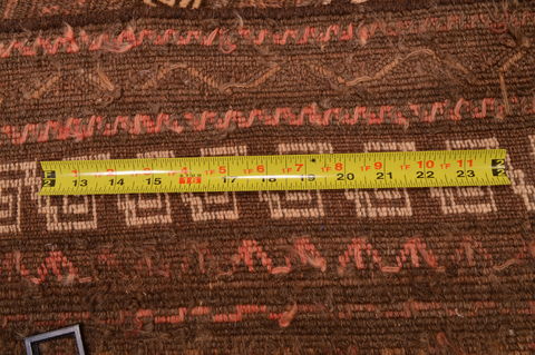 Kilim Beige Hand Knotted 52 X 91 Area Rug 100-109188 Image 16