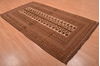 Kilim Beige Hand Knotted 52 X 91 Area Rug 100-109188 Thumb 3