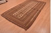 Kilim Beige Hand Knotted 52 X 91 Area Rug 100-109188 Thumb 5