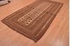 Kilim Beige Hand Knotted 52 X 91  Area Rug 100-109188 Thumb 5