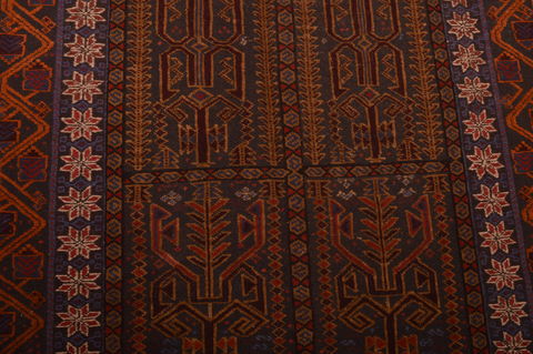 Kilim Brown Hand Knotted 410 X 810 Area Rug 100-109189 Image 10