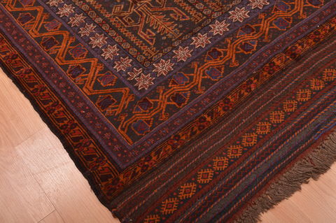 Kilim Brown Hand Knotted 410 X 810 Area Rug 100-109189 Image 17