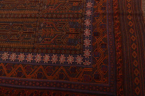 Kilim Brown Hand Knotted 410 X 810 Area Rug 100-109189 Image 9