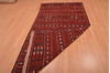 Kilim Red Hand Knotted 48 X 92  Area Rug 100-109190 Thumb 11