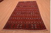 Kilim Red Hand Knotted 48 X 92  Area Rug 100-109190 Thumb 1