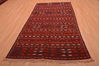 Kilim Red Hand Knotted 48 X 92 Area Rug 100-109190 Thumb 1