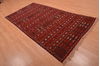 Kilim Red Hand Knotted 48 X 92  Area Rug 100-109190 Thumb 3