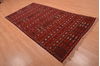 Kilim Red Hand Knotted 48 X 92 Area Rug 100-109190 Thumb 3