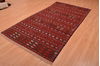 Kilim Red Hand Knotted 48 X 92  Area Rug 100-109190 Thumb 5