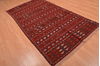 Kilim Red Hand Knotted 48 X 92  Area Rug 100-109190 Thumb 6