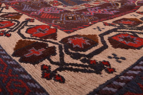 Baluch Blue Hand Knotted 50 X 85 Area Rug 100-109193 Image 12