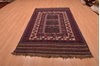 Baluch Blue Hand Knotted 50 X 85 Area Rug 100-109193 Thumb 1