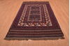 Baluch Blue Hand Knotted 50 X 85 Area Rug 100-109193 Thumb 3