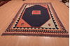 Kilim Blue Flat Woven 67 X 99  Area Rug 100-109196 Thumb 1