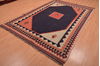 Kilim Blue Flat Woven 67 X 99  Area Rug 100-109196 Thumb 2