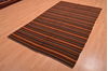 Kilim Brown Runner Flat Woven 411 X 103  Area Rug 100-109197 Thumb 2