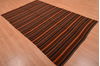 Kilim Brown Runner Flat Woven 411 X 103 Area Rug 100-109197 Thumb 3