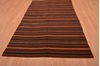 Kilim Brown Runner Flat Woven 411 X 103  Area Rug 100-109197 Thumb 4