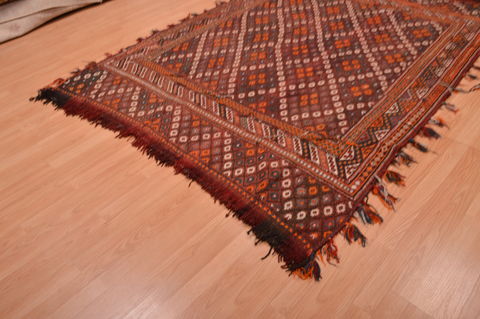 Kilim Red Hand Knotted 60 X 711 Area Rug 100-109198 Image 4