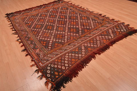 Kilim Red Hand Knotted 60 X 711 Area Rug 100-109198 Image 5