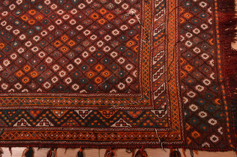 Kilim Red Hand Knotted 60 X 711 Area Rug 100-109198 Image 7