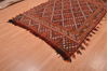 Kilim Red Hand Knotted 60 X 711  Area Rug 100-109198 Thumb 4