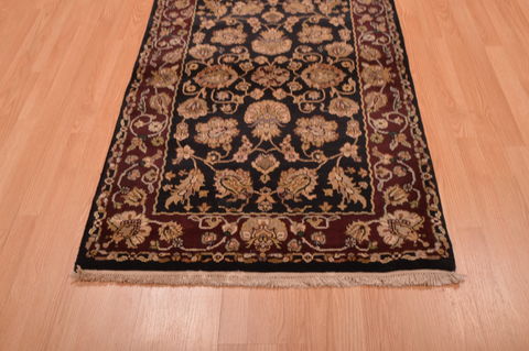 Jaipur Black Hand Knotted 31 X 49 Area Rug 100-109199 Image 4