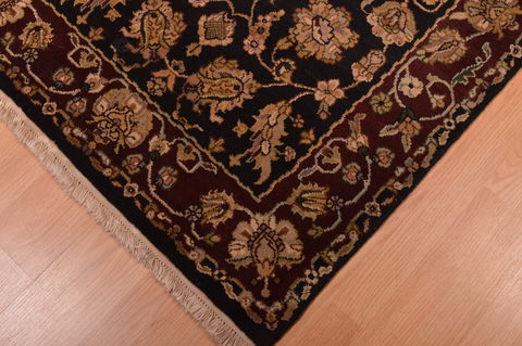 Jaipur Black Hand Knotted 31 X 49 Area Rug 100-109199 Image 6