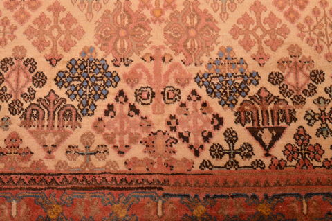 Abadeh Beige Hand Knotted 36 X 51 Area Rug 100-109200 Image 8