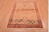 Abadeh Beige Hand Knotted 36 X 51  Area Rug 100-109200 Thumb 6