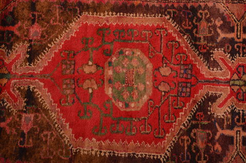 Abadeh Brown Hand Knotted 35 X 511 Area Rug 100-109201 Image 10