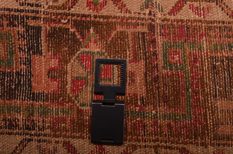 Abadeh Brown Hand Knotted 35 X 511 Area Rug 100-109201 Image 15