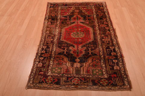 Abadeh Brown Hand Knotted 35 X 511 Area Rug 100-109201 Image 1