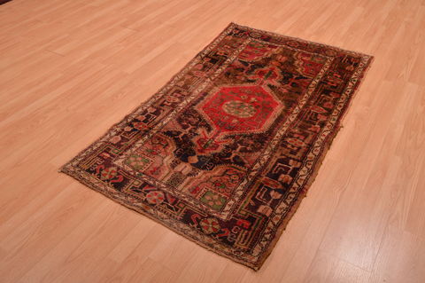 Abadeh Brown Hand Knotted 35 X 511 Area Rug 100-109201 Image 2