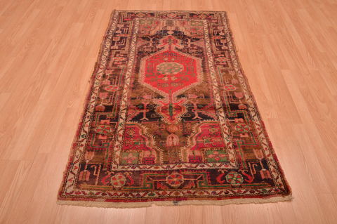 Abadeh Brown Hand Knotted 35 X 511 Area Rug 100-109201 Image 4