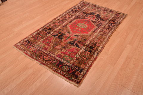 Abadeh Brown Hand Knotted 35 X 511 Area Rug 100-109201 Image 5