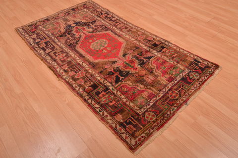 Abadeh Brown Hand Knotted 35 X 511 Area Rug 100-109201 Image 6