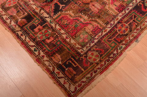 Abadeh Brown Hand Knotted 35 X 511 Area Rug 100-109201 Image 7