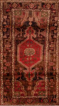 Abadeh Brown Hand Knotted 3'5" X 5'11"  Area Rug 100-109201