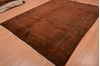 Tabriz Brown Hand Knotted 73 X 91  Area Rug 100-109202 Thumb 5