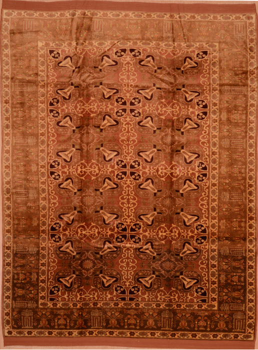 Kurdi Beige Hand Knotted 69 X 88 Area Rug 100-109204 Image 0