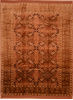 Kurdi Beige Hand Knotted 69 X 88  Area Rug 100-109204 Thumb 0