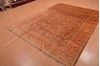 Kashan Orange Hand Knotted 68 X 94  Area Rug 100-109207 Thumb 2