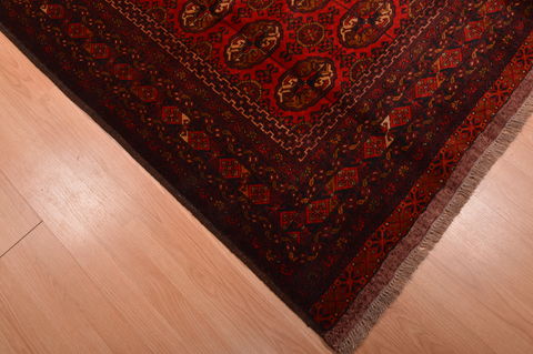 Khan Mohammadi Red Hand Knotted 65 X 811 Area Rug 100-109209 Image 10
